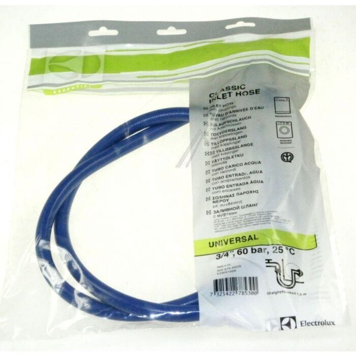 Electrolux Aeg Schlauch - E2wii150a Zulaufschl. Klassisch,1,5m,g/w Geschirrspüler 9029793420 main product photo