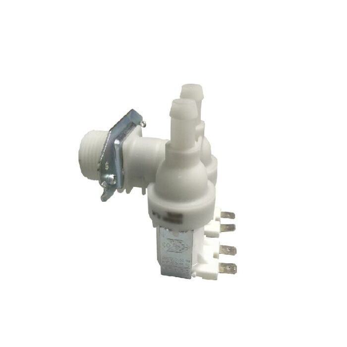 Einlaufelektroventil 2-fach 90° 12mm Waschmaschine 62AB010 main product photo