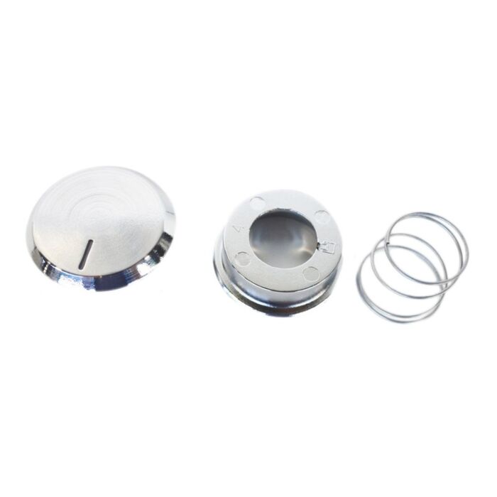 Zusammen Knopf Chrom Satiniert Kochfeld 133.0394.753 main product photo