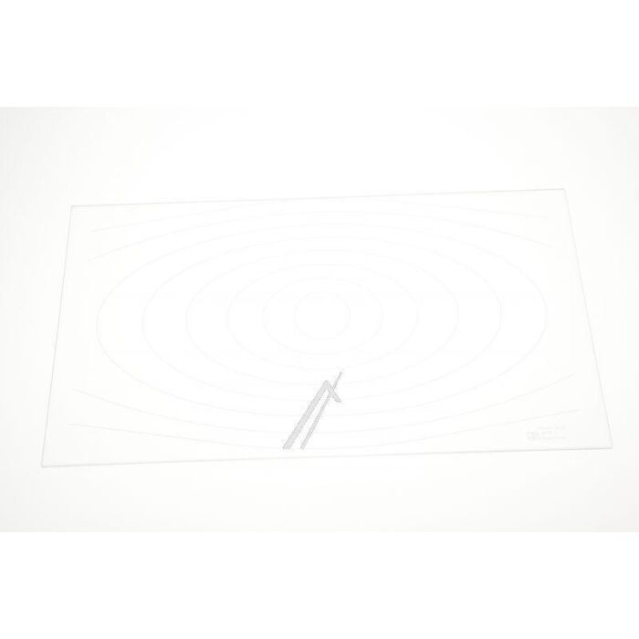 Glasplatte 2 Range / 4x270x476 /elipse Kühlschrank 4542290200 main product photo