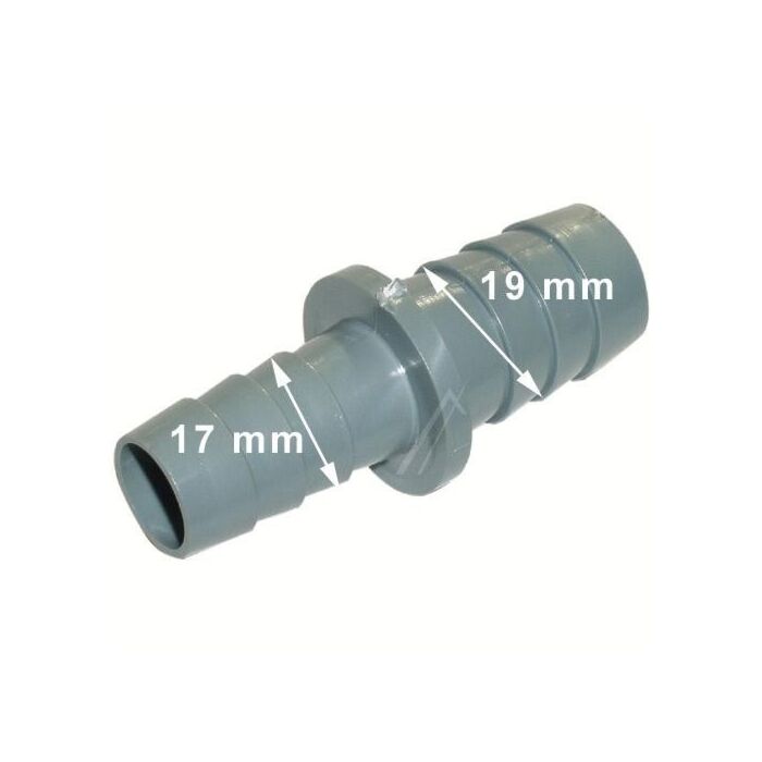 Ablaufschlauchverbinder Gerade17x20mm Geschirrspüler 333329 main product photo