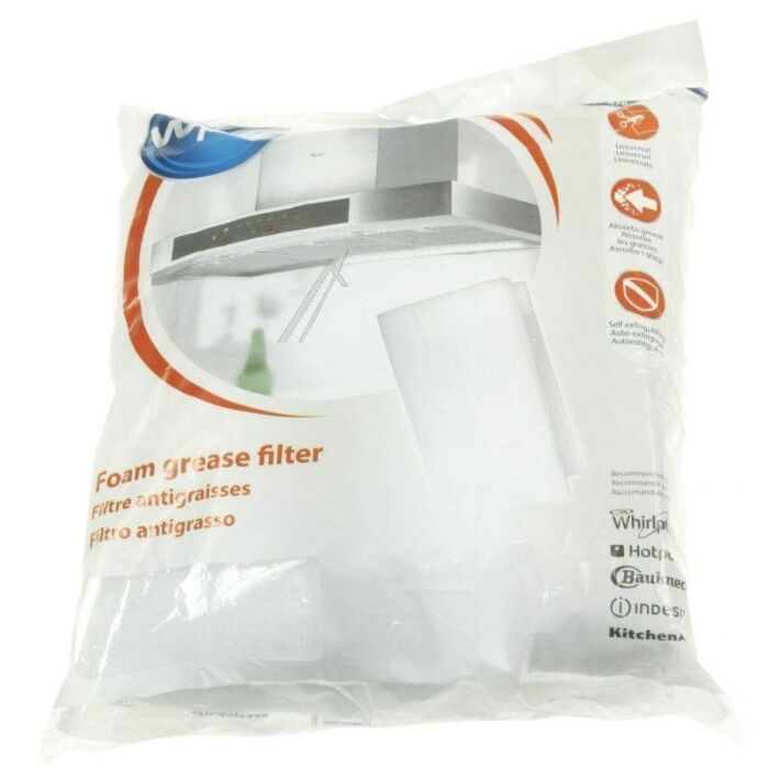 W-pro Dunstabzugshaubenfilter - C00385630 Ugf016, Fettfilter Universal 470 X 970 150gr Waschmaschine 484000008523 main product photo
