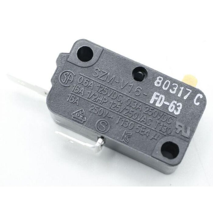 Samsung Druckschalter - Szm-v16-fd-63 Switch-micro 125/250vac,16a,200gf,spst-n Waschmaschine 3405-001034 main product photo