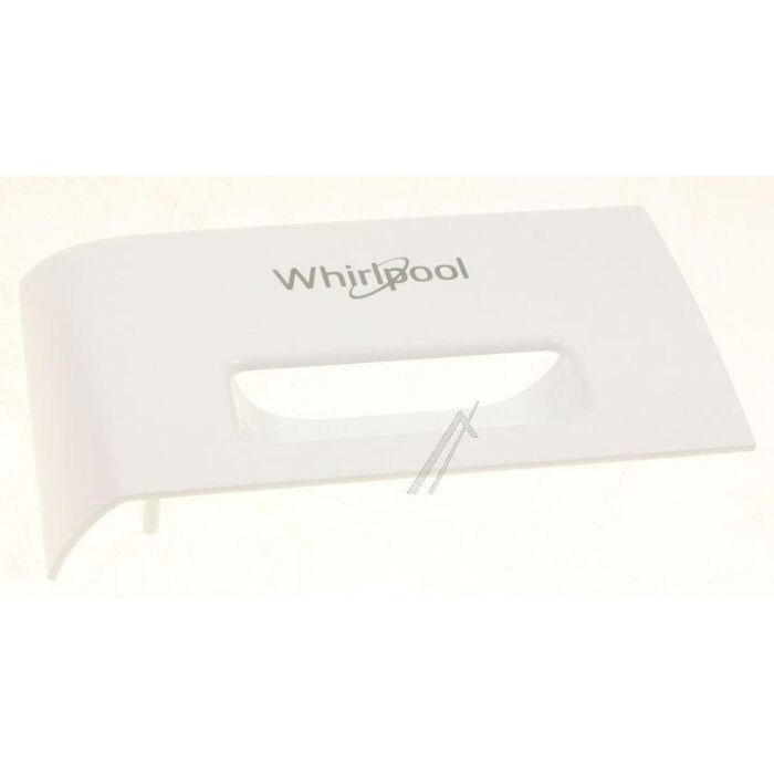 Whirlpool Indesit Blenden Fürwaschmittelkasten - C00634297 Griff Schublade + Logo Whp Waschmaschine 488000634297 main product photo