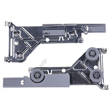Rackmatik-verstellplatte Set Rechts + Links, Mit Rollen Und Montageanleitung Geschirrspüler 648570