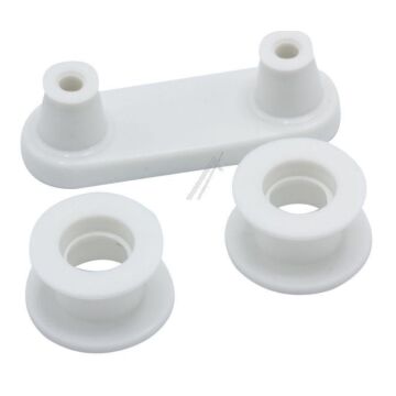 Halter Komplett + 2 Rollen Für Oberkorb Geschirrspüler M91006
