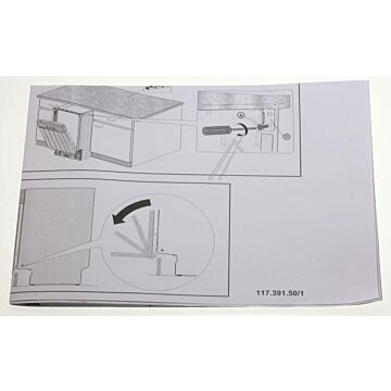 Schablone,integrierbar,esi4200 Geschirrspüler 1173915016