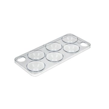Whirlpool Indesit Eiereinsatz Kühlschrank - C00324468 Eierfach (hxbxt): 2 X 19,5 X 8,5 Cm Kühlschrank 481010470963