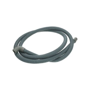 Whirlpool Indesit Ablaufschlauch - C00314445 Ablaufschlauch - 2,00m - Gerade/gewinkelt Waschmaschine 481281728078