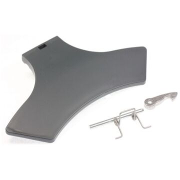 Whirlpool Indesit Bügel - C00298637 Sichtfenstergriff Kit Indesit Innex (grau Waschmaschine C00298637
