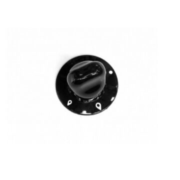 Whirlpool Indesit Taste - C00039882 Gasflammenknopf Schwarz Kochmulden 60-90 Kochfeld C00039882