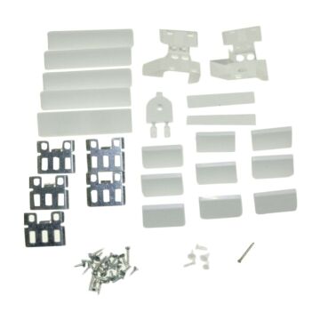 Bosch Siemens Befestigungsteile - Befestigungssatz Schleppscharnier Bosch Siemens Kühlschrank 491366