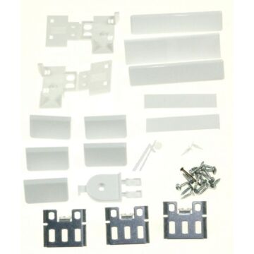 Bosch Siemens Befestigungsteile - Befestigungssatz Flachscharnier Kühlschrank 491368