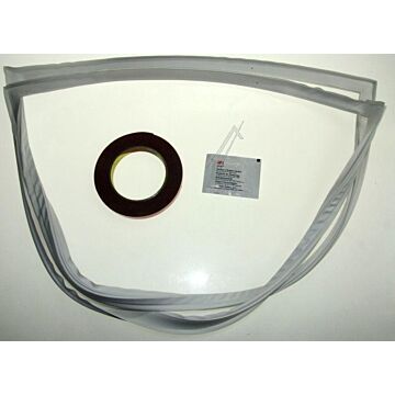 Magnettuerdichtung , 4-seitig Weiss Mit Montagematerial Kühlschrank 711112400