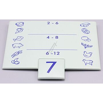 Info-blende Bedr.nr.7 F.schublade Kühlschrank 743022400