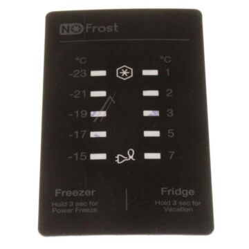 Inlay Control;3050pjt Bmf,pc,t0.38,black Kühlschrank DA64-04377D
