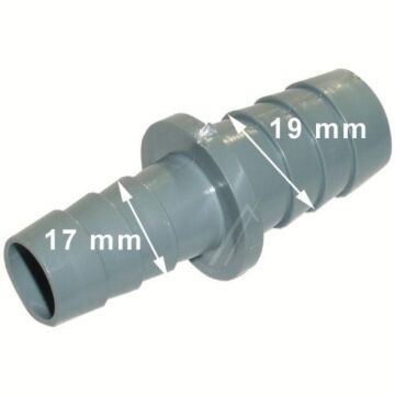 Ablaufschlauchverbinder Gerade17x20mm Geschirrspüler 333329