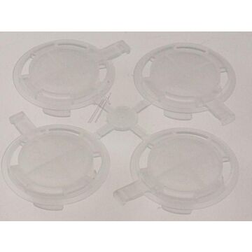 Abdeckung Kit 4x Waschmaschine BAUKNECHT SUPER ECO 7415