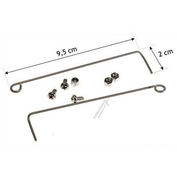 Whirlpool Indesit Laufwerkteile - C00464546 Federnset - Trommeltür Vor Die Serie. 340915..... Waschmaschine 481209498005